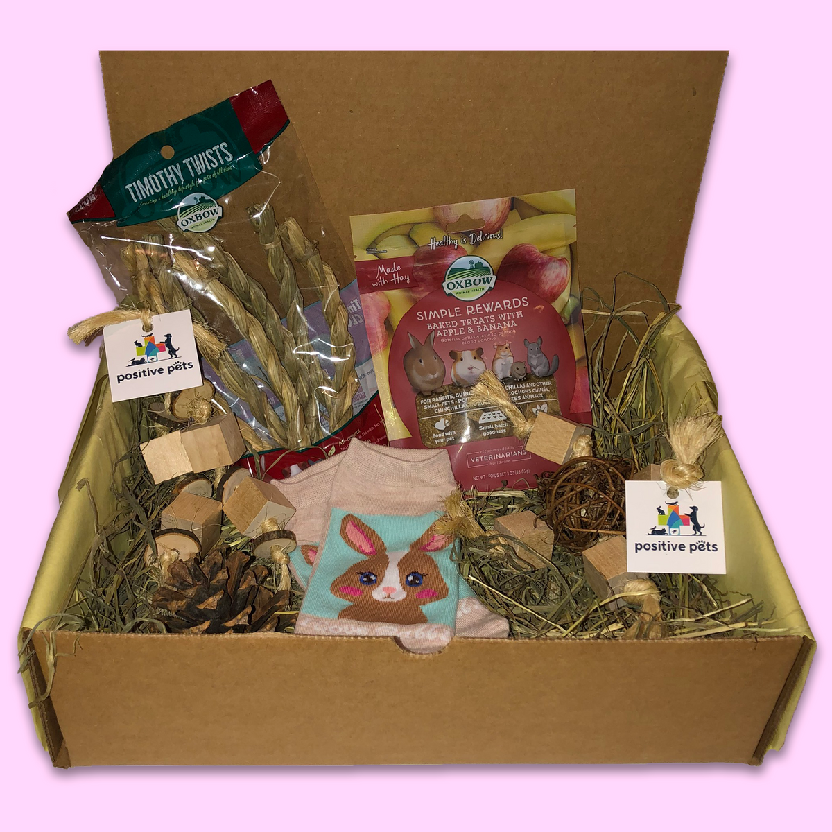 Positive Bunny Box™ - Homemade Bunny Subscription Box | Positive Pets ...